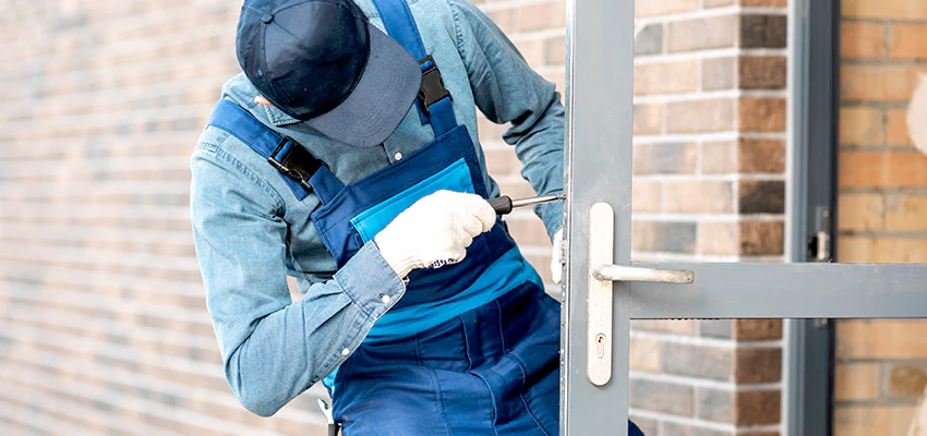 Pivot Storefront Door Locks Installation in Big Bear Lake, California